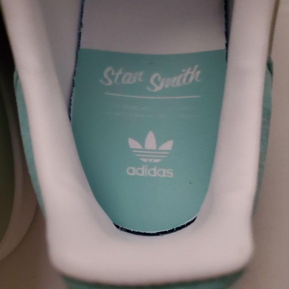 Adidas Stan Smith Men’s Shoes Ash Silver/Easy Mint/Cloud White Size US 10 ½ NWT - Picture 14 of 16